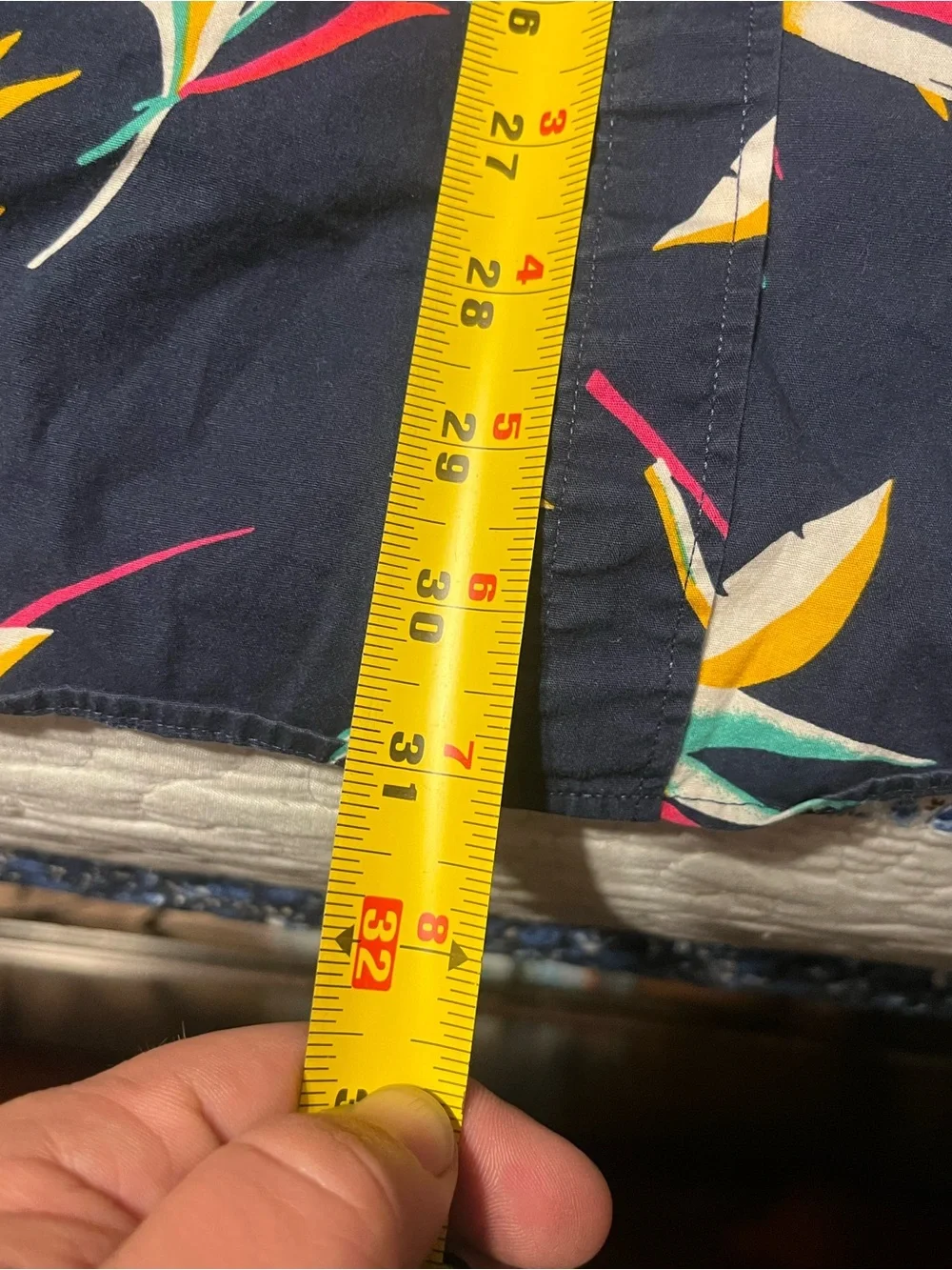 J. Crew Navy Floral Tropical Button-Down Shirt